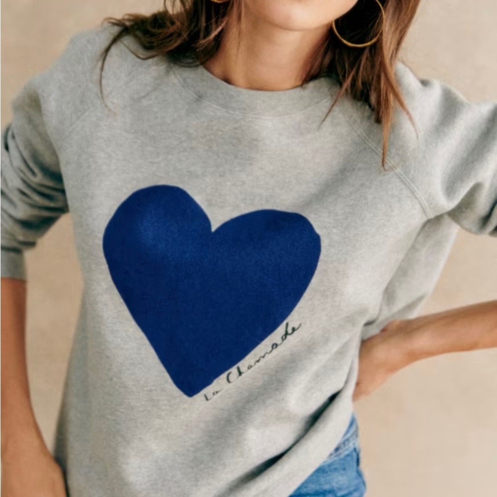 Sezane LA CHAMADE SWEATSHIRT size medium